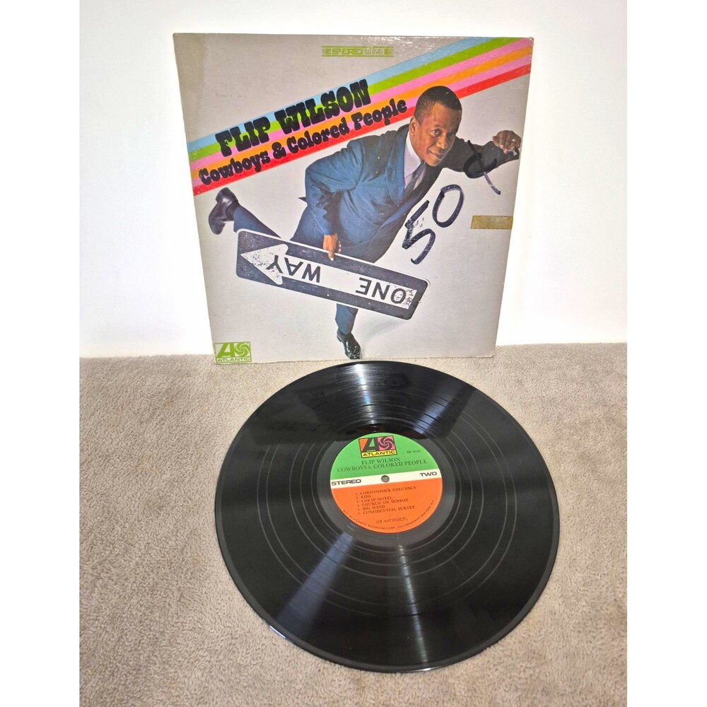 Flip Wilson Cowboys & Colored People Vinyl LP Atlantic SD 8149 Stereo 12"